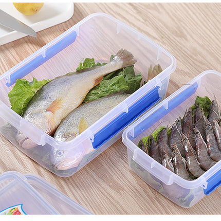 Commercial Large Capacity Food Container, Food Grade Clear Plastic Bin with Lid