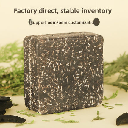 Polygonum Multiflorum and Platycladus Arborvitae Leaf Shampoo Soap Herbal Hair Care Amino Acid Handmade Soap Anti-Dandruff Shampoo Bar Essential Oil Soap Hair Washing Soap