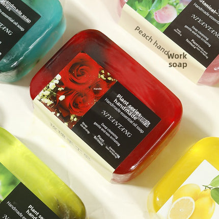 Manufacturer Wholesale Plant Refreshing Oil Control Handmade Soap Bath Cleansing Soap Cleansing Face Soap Essential Oil Soap