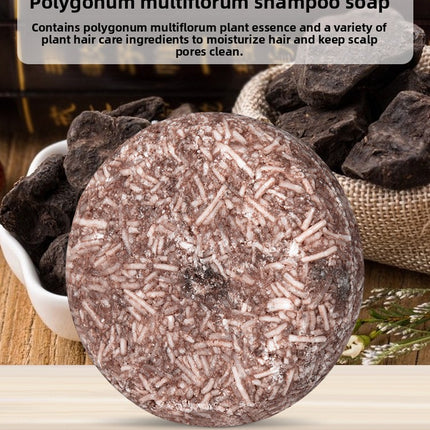 Manufacturer Wholesale Supply Plant Essential Oil Shampoo Soap Polygonum Multiflorum Unisex Hair Care Handmade Soap Shampoo Soap