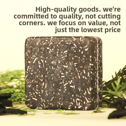 Polygonum Multiflorum and Platycladus Arborvitae Leaf Shampoo Soap Herbal Hair Care Amino Acid Handmade Soap Anti-Dandruff Shampoo Bar Essential Oil Soap Hair Washing Soap