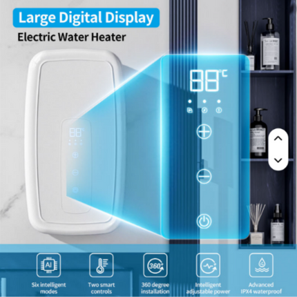 5.5kW Tankless Shower Water Heater Electric Water Heater CE Electric Water Heater Instant Electric Water Heater