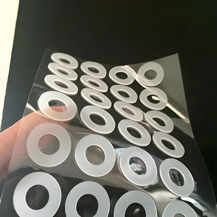 Food Grade Silicone Gaskets - Self-Adhesive Clear Non-Slip Rubber Feet