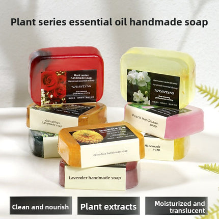 Grape Soap DIY Materials Transparent Essential Oil Soap Homemade Grape Cluster Handmade DIY Crystal Grape Scented Soap Kit