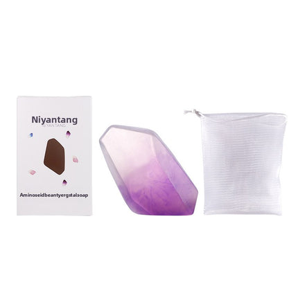 Niyantang Hyaluronic Acid Niacinamide Amino Acid Anti-Mite Soap Moisturizing Nourishing Brightening Facial Soap Face Wash Essential Oil Soap