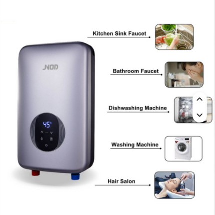 220V 4.5kW Wall-Mounted WiFi-Controlled Tankless Electric Water Heater for Bathroom Instant Water Heater