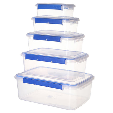 Commercial Large Capacity Food Container, Food Grade Clear Plastic Bin with Lid