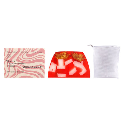 Kasha Da Style Colorful Fragrance Handmade Soap Large Bar Cut Gift Soap Bath Face Wash Essential Oil Soap