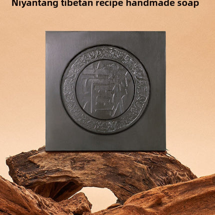 Tibetan Ancient Soap Handmade Soap Refreshing Oil Control Facial Cleansing Plant Essential Oil Facial Soap Face Wash Bath Mite Cleansing Essential Oil Soap