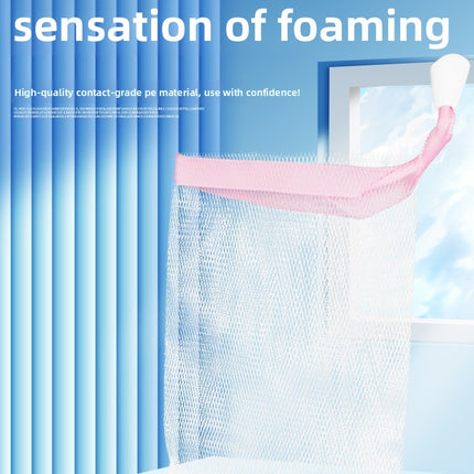 Manufacturer Supply 15*10cm Handmade Soap Foaming Net Facial Soap Foaming Net Double Layer with Rope Can Be Hanged
