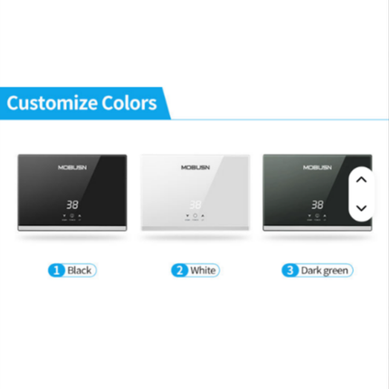 Small Wall-Mounted Plastic Instant Electric Water Heater with Thermostat and LED Digital Display for Home Use