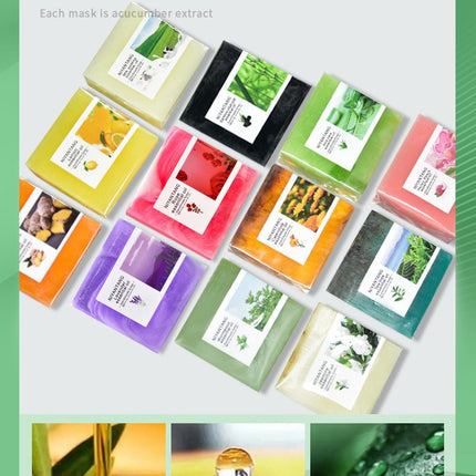 Niyantang Floral Plant Essential Oil Handmade Soap Aloe Vera Handmade Soap Rose Honey Face Wash Oil Control Cleansing Handmade Soap