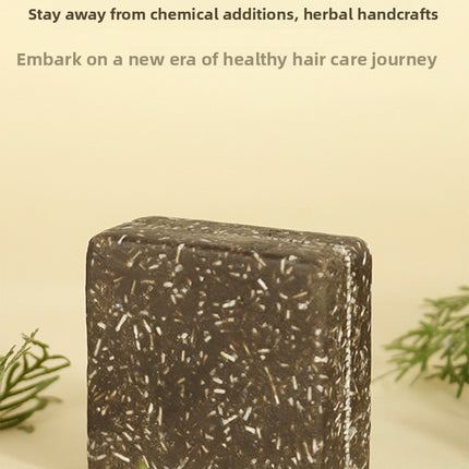 Polygonum Multiflorum and Platycladus Arborvitae Leaf Shampoo Soap Herbal Hair Care Amino Acid Handmade Soap Anti-Dandruff Shampoo Bar Essential Oil Soap Hair Washing Soap