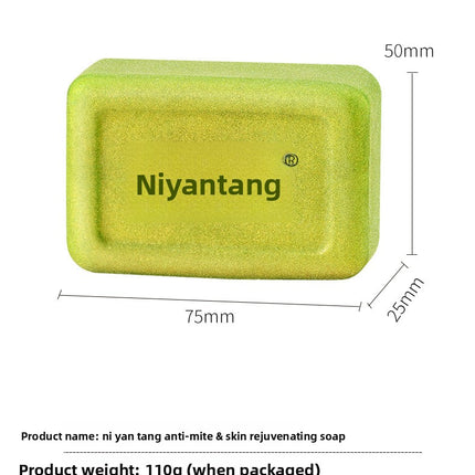 Manufacturer Wholesale Tea Tree Essential Oil Soap Mite Removal Handmade Soap Facial Cleansing Bathing Makeup Removal Unisex Gold Powder Face Soap