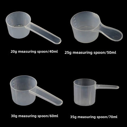 T Manufacturer 15/20/25/30/35g Baking Measuring Spoon 40/50/60/70ml Milk Powder Spoon with Milliliter Scale