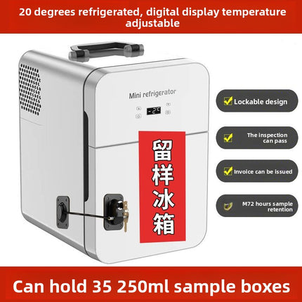 Small refrigerator for special cabinet for food sample retention