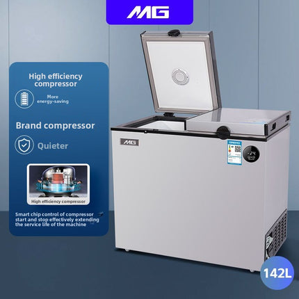 MG double temperature small freezer refrigerated and frozen dual-purpose double door freezer