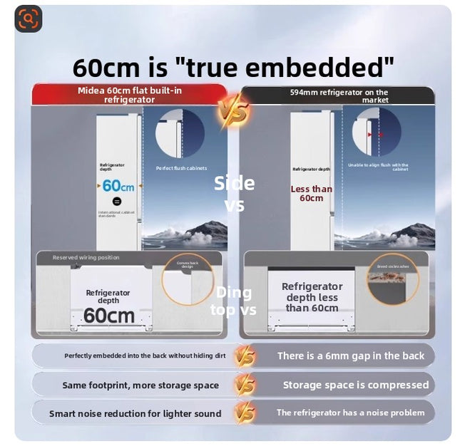 Double-door refrigerator