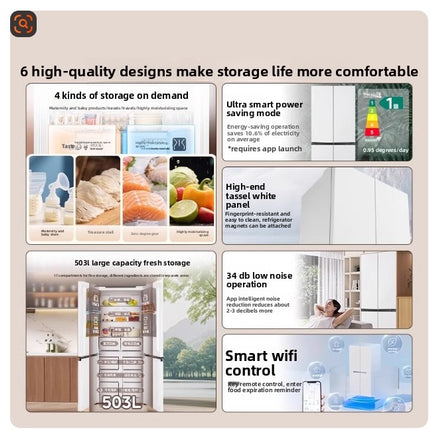 Double-door refrigerator